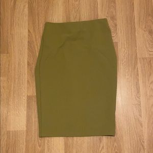 Green Pencil Skirt